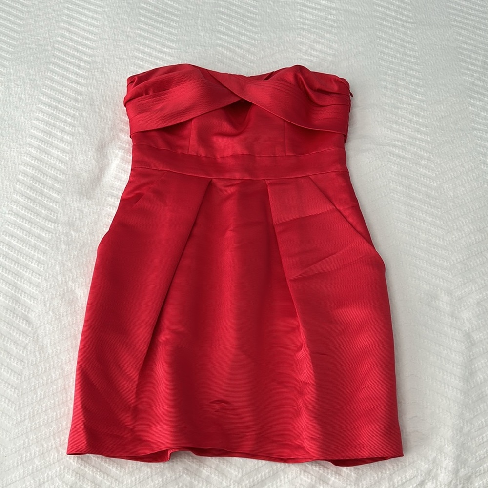 BCBGeneration Sweatheart Strapless Dress (8)